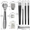 37 Pcs Callus Shaver for Feet Set, Foot Callus Shaver, (1 Foot Razor for Callus Removal &1 File Heads & 4 Pedicure Knife & 1 Nail Clippers & 30 Replacement Slices Blades) view 3