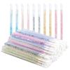 200PCS Glitter Crystal Lip Brush, Disposable Lip Brushes Lip Gloss Applicators Lipstick Gloss Wands Applicator Perfect Makeup Tool Kits view 3