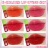 6 Colors Lip Tint Stain Set,Mini Liquid Lipstick Moisturizing Long Lasting Plumping High Pigmented Lip Gloss Set,Lightweight Non-Stick Cup Matte Lipstick for Waterproof Cheek and Lip Tint Makeup C view 2