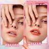 6 Colors Lip Tint Stain Set,Mini Liquid Lipstick Moisturizing Long Lasting Plumping High Pigmented Lip Gloss Set,Lightweight Non-Stick Cup Matte Lipstick for Waterproof Cheek and Lip Tint Makeup C view 3