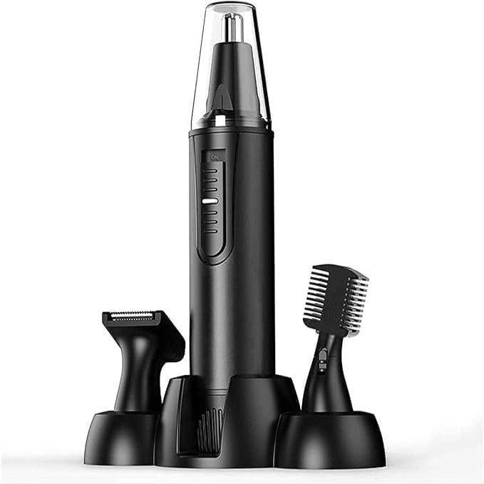 YREAJZVS Nose Hair Trimmer-Professional Painless Ear and Nose Hair Trimmer for Men and Women, Waterproof Dual Edge Blades for Easy Cleaning, 3 in 1 Ear Nose Eyebrow and Facial Trimmer