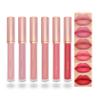 6 Colors Lip Tint Stain Set,Mini Liquid Lipstick Moisturizing Long Lasting Plumping High Pigmented Lip Gloss Set,Lightweight Non-Stick Cup Matte Lipstick for Waterproof Cheek and Lip Tint Makeup E view 1