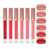 6 Colors Lip Tint Stain Set,Mini Liquid Lipstick Moisturizing Long Lasting Plumping High Pigmented Lip Gloss Set,Lightweight Non-Stick Cup Matte Lipstick for Waterproof Cheek and Lip Tint Makeup D view 1