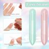 2 PCS Glass Cuticle Pusher with Leather Case, Dual-Ended Cuticle Sticks, Crystal Cuticle Pusher Glass File, Cuticle Pusher Tool for Nails and Cuticles Care view 3