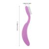 BIUDECO Stainless Steel Eyebrow Comb Portable Folding Lash Separator for Eyebrows Lashes Comfortable Shape view 2