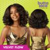 Sensationnel Butta Lace Wigs - Velvet Flow Unit Extra Wide 5 Inch Deep Parting Synthetic Preplucked Hairline Glueless Lacefront (F1B/30) view 4