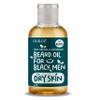 Ouiloe Beard Oil for Black Men with Dry Skin - All Natural Growth Oil for Patchy Beard - Unscented, Non Comedogenic, Lightweight and Non Greasy - Use with Beard Growth Kit, 2oz view 1