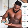 Ouiloe Beard Oil for Black Men with Dry Skin - All Natural Growth Oil for Patchy Beard - Unscented, Non Comedogenic, Lightweight and Non Greasy - Use with Beard Growth Kit, 2oz view 4