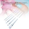 10pcs Makeup Brush Set, Travel Makeup Brush Set, Professional Portable Foundation Powder Eye Shadows Blush Brushes for travelling and daily use view 3