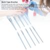 10pcs Makeup Brush Set, Travel Makeup Brush Set, Professional Portable Foundation Powder Eye Shadows Blush Brushes for travelling and daily use view 4
