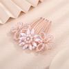 Aimimier Dainty Flower Butterfly Hair Side Combs Faux Pearl Decorative Styling Comb Party Wedding Bridal Hair Accessories for Women view 4