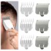 6 Pcs 1/2 Guard Compatible with Wahl Clipper Guards Set Hair Clipper Trimmer Guards #1/2-1/16" (1.5 mm) #1-1/2-3/16" (4.5 mm) Compatible with Wahl #3354-100 Fits Most Size Clippers Guide Combs (Grey) view 1