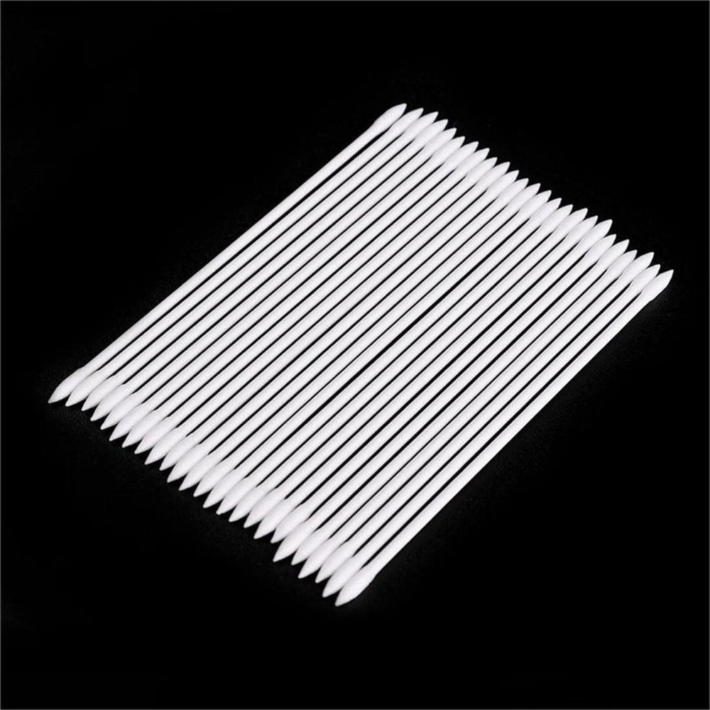 25/50Pcs Disposable Double Pointed Tips Cleaning Cotton Swabs For Charge-Port Dust-Professional Cleaning Tool