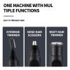 3 in 1 Hair Trimmer Set, Cordless Nose Hair Eyebrow Clipper Kit with Interchangeable Heads, and Rechargeable for Men Grooming, Wet Dry Electric Shaver view 2