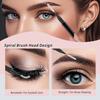 20 Pcs Micro Eyebrow Brush, Eyebrow Spoolie Brow Lamination Brush Spoolies for Eyebrows Eyelash Brushes Lash Lift Tool for Eyebrows and Eyelashes Extensions, Black view 4