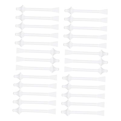 Healeved Face Hair Removal Stick 40pcs Multi-use Smear Rods Round Head for Nose and Eyebrows