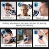 YREAJZVS Electric Shavers for Bald Men, 6 in 1 Ipx7 Waterproof Electric Shaver Shaver for Men Beard Hair Trimmer Rechargeable Bald Shaver Grooming Kit view 2