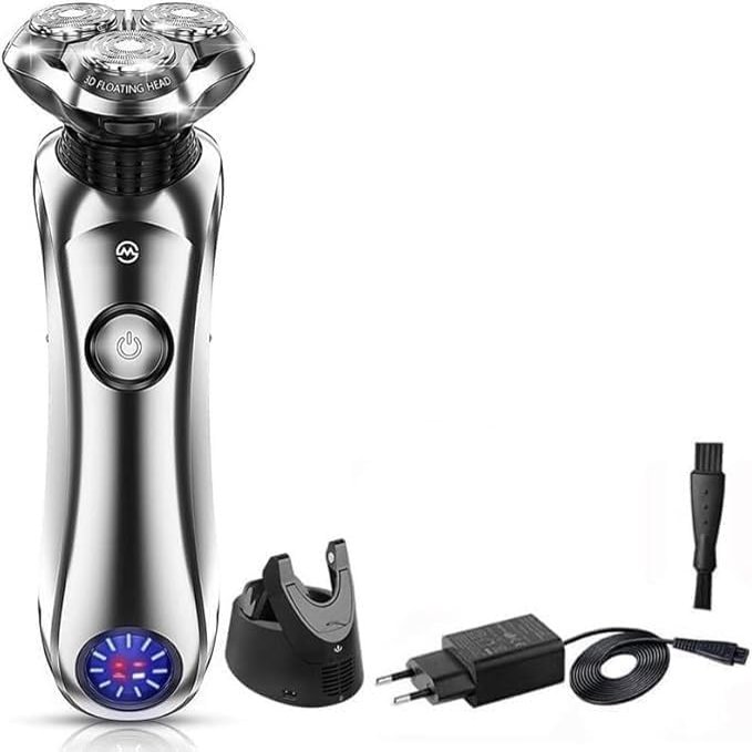 YREAJZVS Electric Shavers for Men, Wet Dry Rechargeable Pro Electric Shaver Beard Electric Razor for Men Facial Shaving Machine with Smart Cleaner