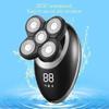 Electric Shavers for Men, 5 in 1 Electric Shaver for Men Beard Hair Trimmer Electric Razor 5D Floating 5 Blade Heads Electric Nose Hair Trimmer LCD Display view 2