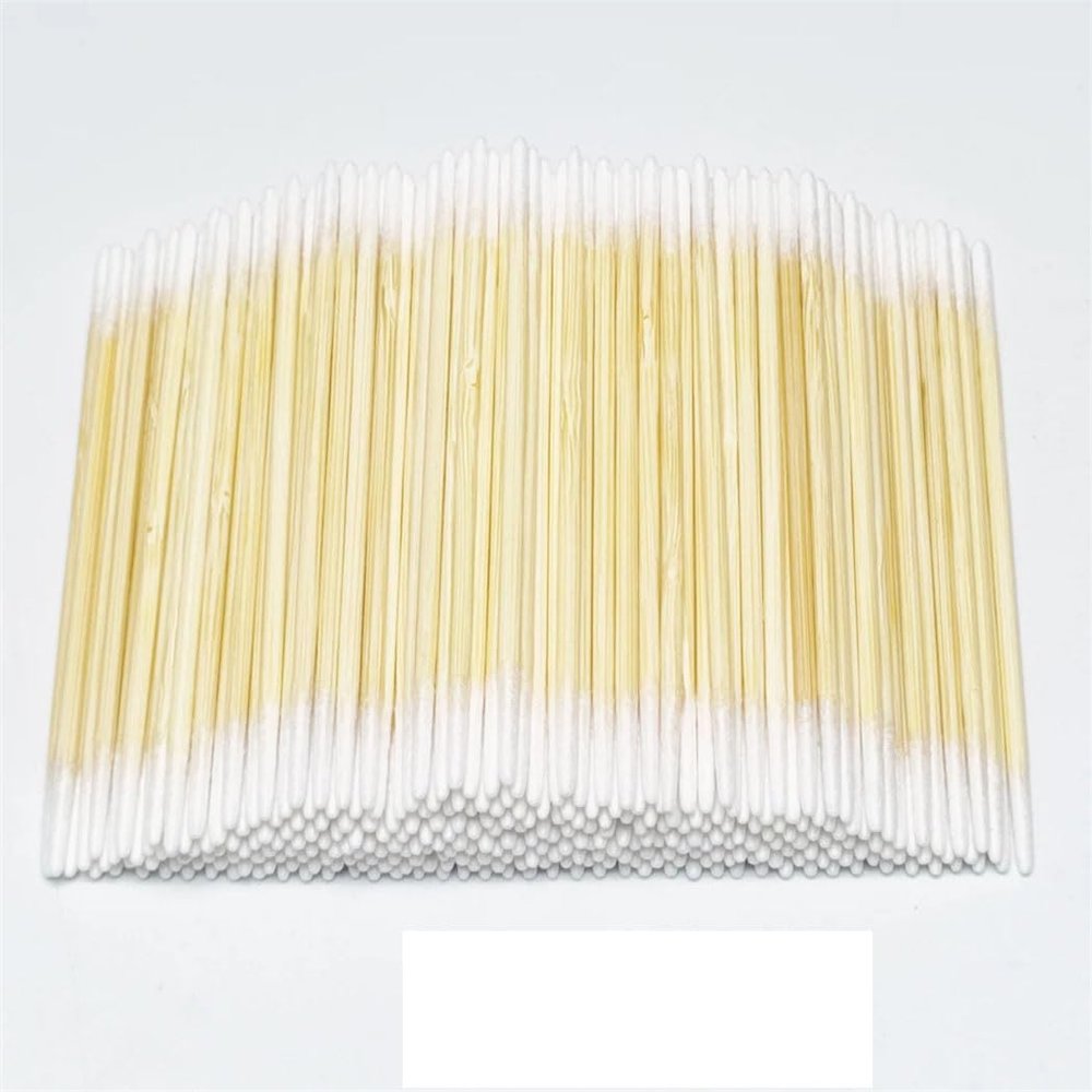50/100/200/300/400Pcs 7Mm Cotton Swabs Pointed Tip Dual-Ended Cotton Sticks Tipped Applicator Makeup Tools