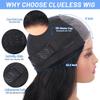 ZIYGBK 24 Inch 5x5 HD Lace Closure Wigs Human Hair Body Wave Wear and Go Glueless Wigs Human Hair Pre Plucked Pre Cut with Baby Hair 200% Density Body Wave Lace Front Wig For Black Women view 4