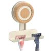 Cinola Razor Holder for Shower 1 Pack, Suction Cup Shaver Holder for Wall, Removable&Reusable Suction Cup Hooks for Bathroom, Damage-Free Suction Shower Hooks, Wall Mounted Razor Stand, Beige view 1