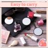 Vinsot 100 Pcs Handheld Mirror Bulk Small Hand Compact Mirrors with Handle Plastic Travel Makeup Portable 3.94 x 2.16 Inch for Birthday Dress up Wedding Practice Pronunciation (Black) view 3