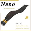 Nano Bead Hair Extensions Nano Ring Hair Extensions Real Human Hair Remy Quality Nano Tip Human Hair Extension view 2
