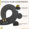 Nano Bead Hair Extensions Nano Ring Hair Extensions Real Human Hair Remy Quality Nano Tip Human Hair Extension view 3