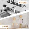 Cinola Razor Holder for Shower 2 Pack, Suction Cup Shaver Holder for Wall, Removable&Reusable Suction Cup Hooks for Bathroom, Damage-Free Suction Shower Hooks, Wall Mounted Razor Stand, Beige view 3