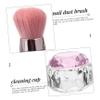 BELLIFFY 1set Manicure Pen Cleaning Cup Brush and Dust Brush for Nail Art for Nail Salons and Home Use Stylish Design view 3