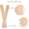 150 Piece Waxing Sticks for Hair Removal, 6 inch Large Wooden Wax Sticks for Body Legs Face, Waxing Applicator Spatulas for Hair Removal or Wood Craft Sticks (100 Piece Set) view 4