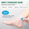 300PCS Disposable Foot Covers for Feet Moisturizer Socks - Plastic Foot Covers Extra Large Size for Pedicure, Moisturizing & Paraffin Wax Treatments, Spa Socks Designed for Foot Care view 4