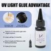 V Light Hair Extensions Kit  Portable Handheld V Light Machine with 6 LED Beads & Complete Set of Accessories: Extension Lamp, V Light Glue *2, V Light Removers *2, Remover Tool(Black) view 3