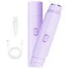 New Pinsliee Electric Razors for Women, Glowhave Double Headed Bikini Trimmer, Body Hair Shaver, Travel Razors for Women, Suitable for Underarms, Legs, Arms,Face (Pink Purple) view 1