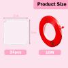 24pcs Press on Nail Storage Box with 10M Adhesive Double Sided Tape Acrylic Nail Display Box Artificial False Nail Box Organizer Fake Nail Case Transparent Nail Packaging Boxes for Nail Salon view 2