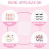 24pcs Press on Nail Storage Box with 10M Adhesive Double Sided Tape Acrylic Nail Display Box Artificial False Nail Box Organizer Fake Nail Case Transparent Nail Packaging Boxes for Nail Salon view 3