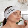 1 8 pcs Customize Logo White Hair Band Beauty Salon Towel Bathroom Monogram Letters Spa Headbands Microfibre Towels Facial Headbands for Women (6pcs) view 4
