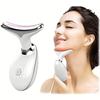 7-Color LED Facial Massager for Skin Care  Portable Multifunctional Face Massager Tool with Heat & Vibration, Anti-Aging & Wrinkle Reduction, Glossy White view 1