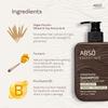 ABSO ESSENTIALS Strengthening Shampoo for Frizz Control, Hair Strengthening, Enhanced Shine Infused with Vegan Keratin, Pro Vitamin B5 and Turmeric| Sulphate & Paraben Free | 10.14 Floz. view 3