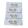 1 8 pcs Customize Logo White Hair Band Beauty Salon Towel Bathroom Monogram Letters Spa Headbands Microfibre Towels Facial Headbands for Women (10pcs) view 1