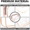 10 Pack Travel Toiletry Bag, Clear Makeup Bag, TSA Approved Cosmetic Bag with Zipper, Clear Organizer Carry on Bag for Women, PVC Cosmetic Pouch for Airport Airline Compliant (Rose Pink, 10 Packs) view 4