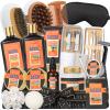 27Pcs Christmas Spa Gifts Basket for Men - Bath and Body Gift Basket Set for Dad with Massager & More | Perfect Gifts for Valentine's Day, Fathers Day, Birthday Gifts Beard Bath Spa Gift Set for Men view 1