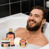 27Pcs Christmas Spa Gifts Basket for Men - Bath and Body Gift Basket Set for Dad with Massager & More | Perfect Gifts for Valentine's Day, Fathers Day, Birthday Gifts Beard Bath Spa Gift Set for Men view 3