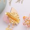 1pairs Fan Tassel Hairpin Japanese Hair Clips Pink Hair Barrette Retro Hair Accessories for Women Girls Hair Decoration view 4