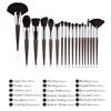 18 Pcs Makeup Brush Set Professional Makeup Brushes Wood Grain Plastic Handle Cosmetics Brushes Blending Brush for Foundation view 2