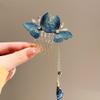 Butterfly Hair Comb Clip Chinese Hair Comb Slides Clips Ancient Hairpin for Women Tassel Hair Clips Hair Styling Tool view 2