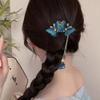 Butterfly Hair Comb Clip Chinese Hair Comb Slides Clips Ancient Hairpin for Women Tassel Hair Clips Hair Styling Tool view 4