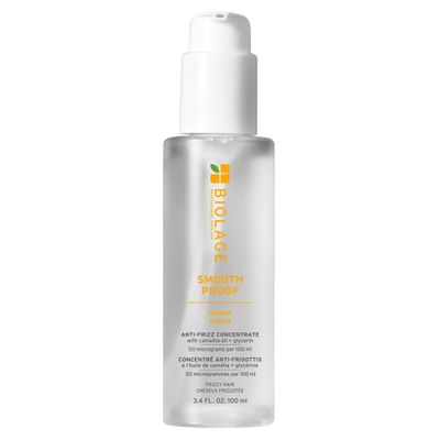 Biolage Smooth Proof Serum - Hydrates & Heals Brittle Strands, Frizz Control Hair Serum, For Frizzy Hair, Strengthens and Adds Shine, With micro-dosed Camellia Oil & Glycerin