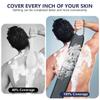 Exfoliating Back Scrubber for Shower, 34 Inches Back Scrubber with Handles, Double Sided Body Exfoliator Bath Tool, Exfoliating Washcloth to Scrub Your Body Deeply for Men & Women (Gray) view 3